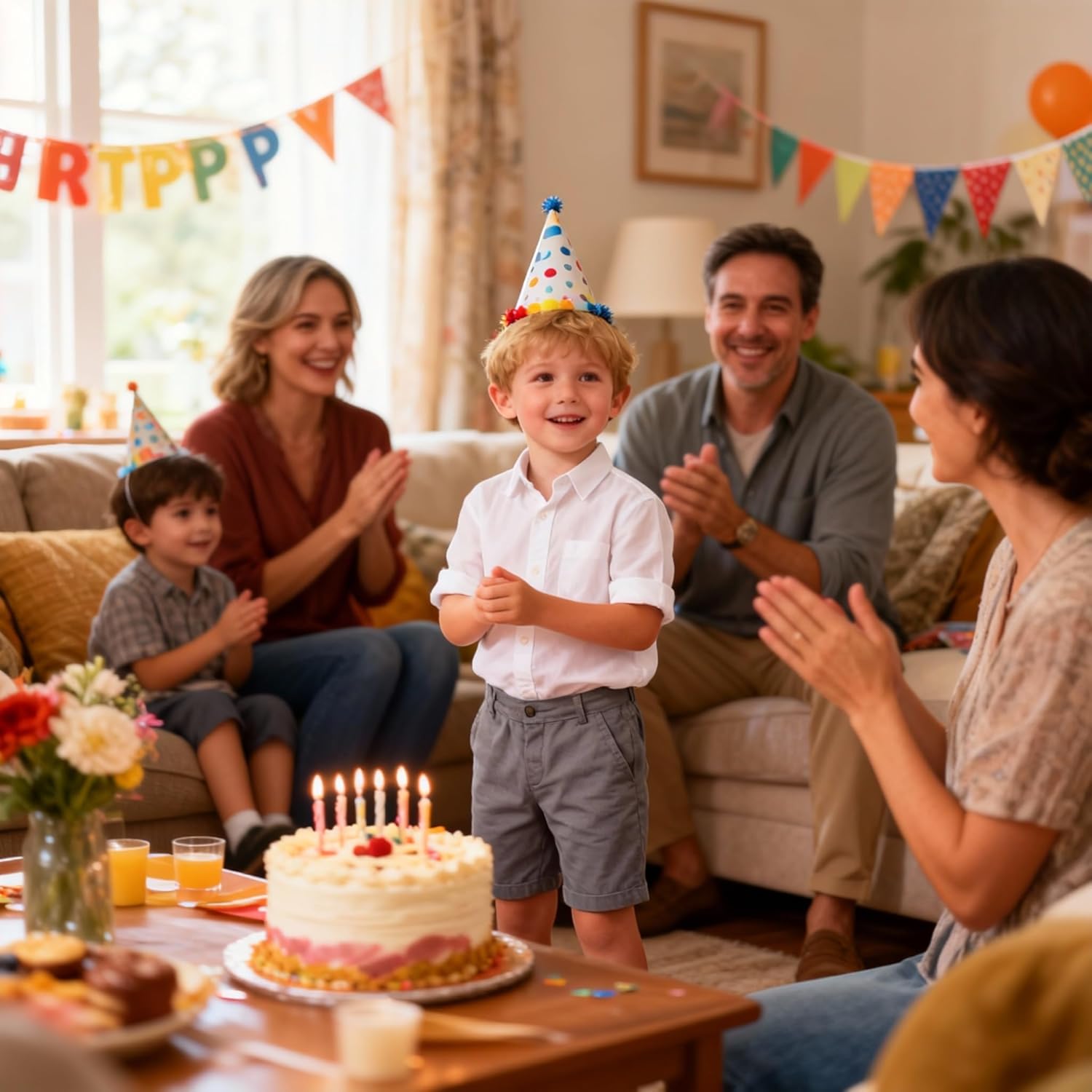 Bienzoe Boys School Uniform Shorts: Kids Cotton Trendy Adjustable Waisted Flat Front Twill Bermuda - Image 5