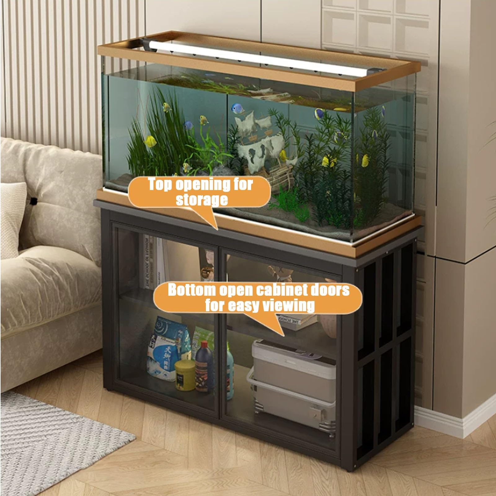 Meuble Aquarium, Support Pour Aquarium, Aquariums Complet Avec Meuble