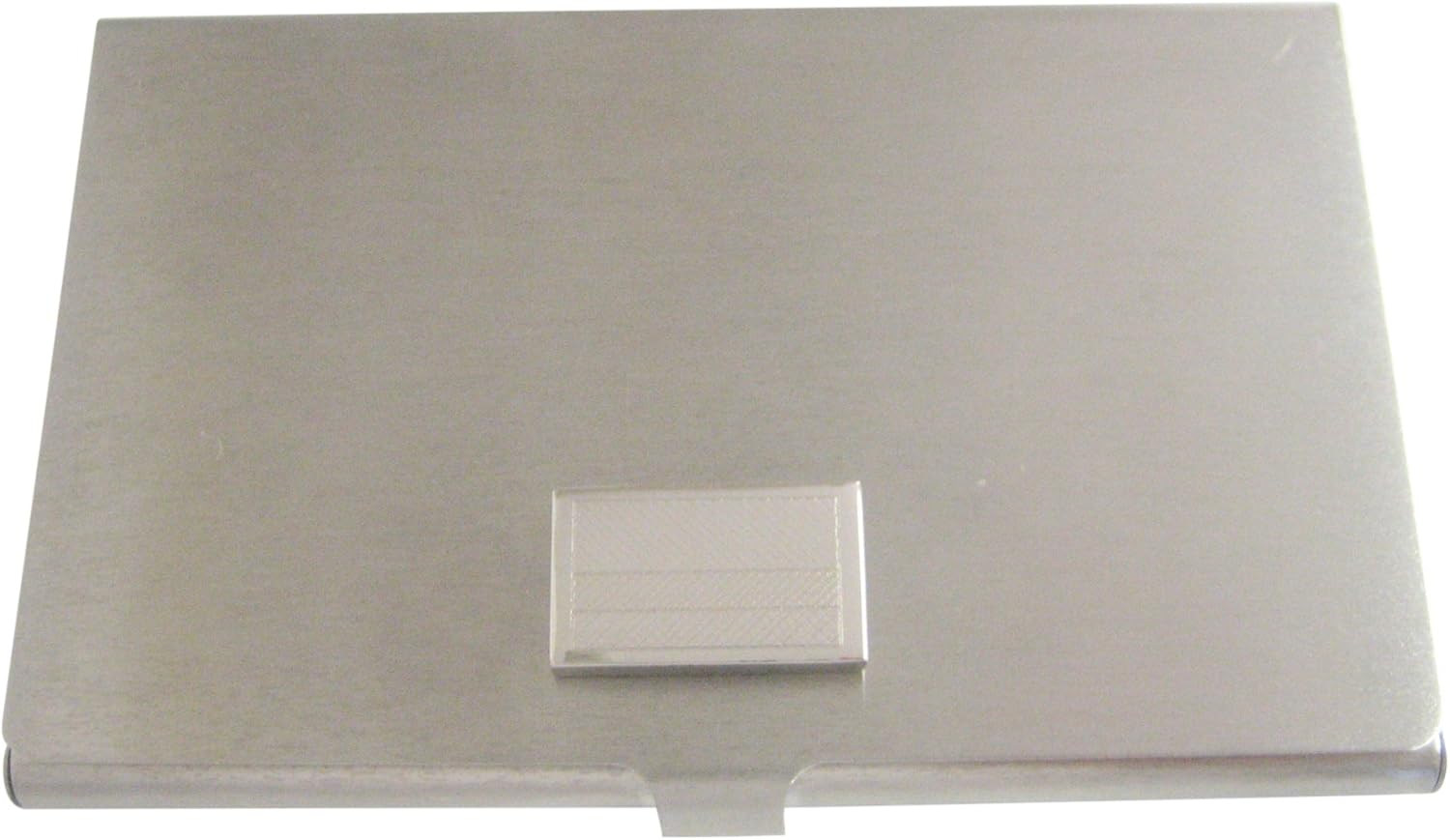 Kiola Designs Silver Toned Etched Colombia Flag Business Card Holder