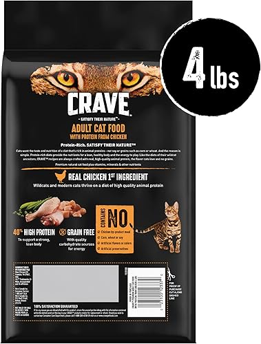 Miniatura 3 de Alimento seco para gatos CRAVE alto en proteína, sin cereales
