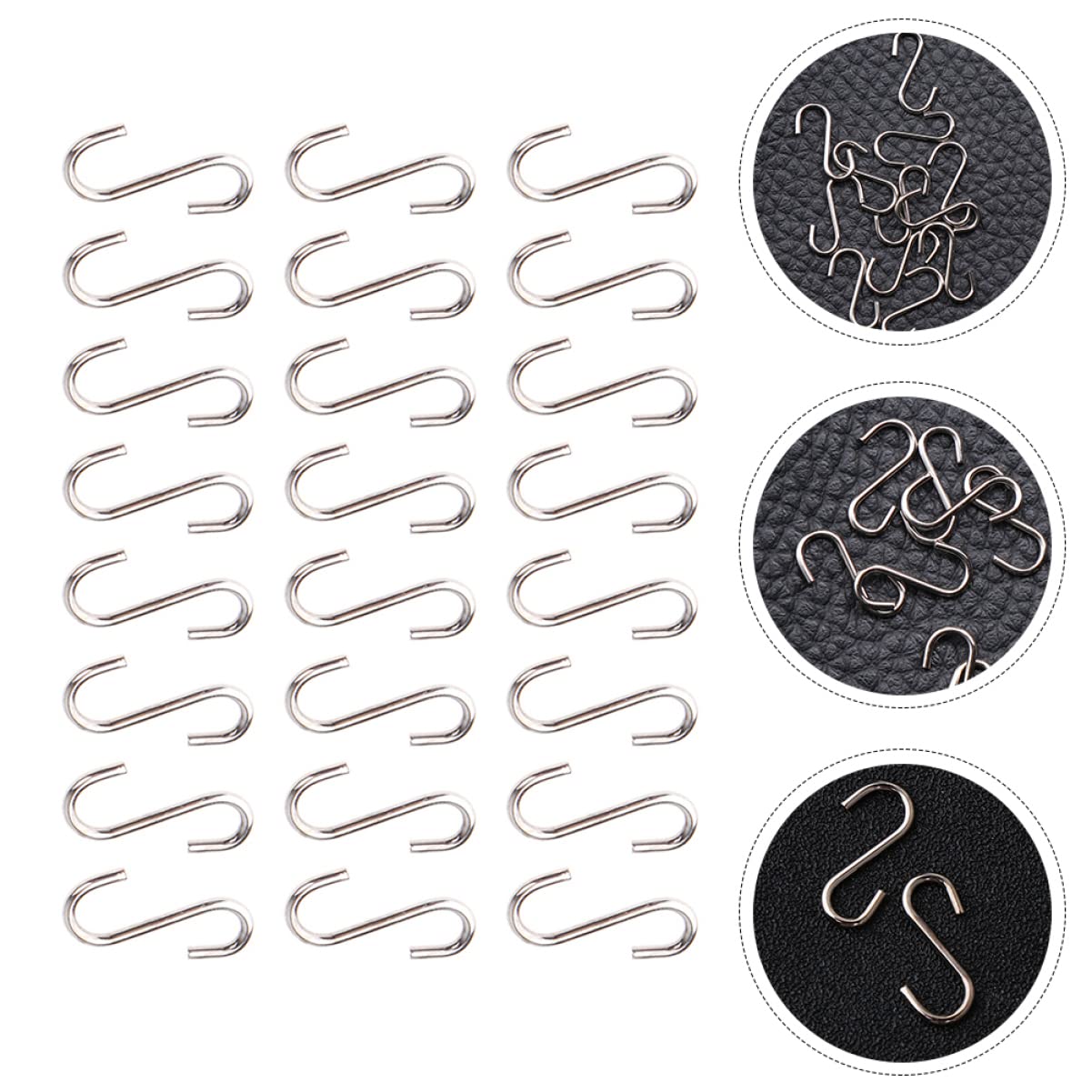 EXCEART 600stücke S-haken Multifunktionale Mini-hänger Für Schmuck Und -projekte Leicht Und Einfach Zu Verwenden Für Aufbewahrung Und Organisation