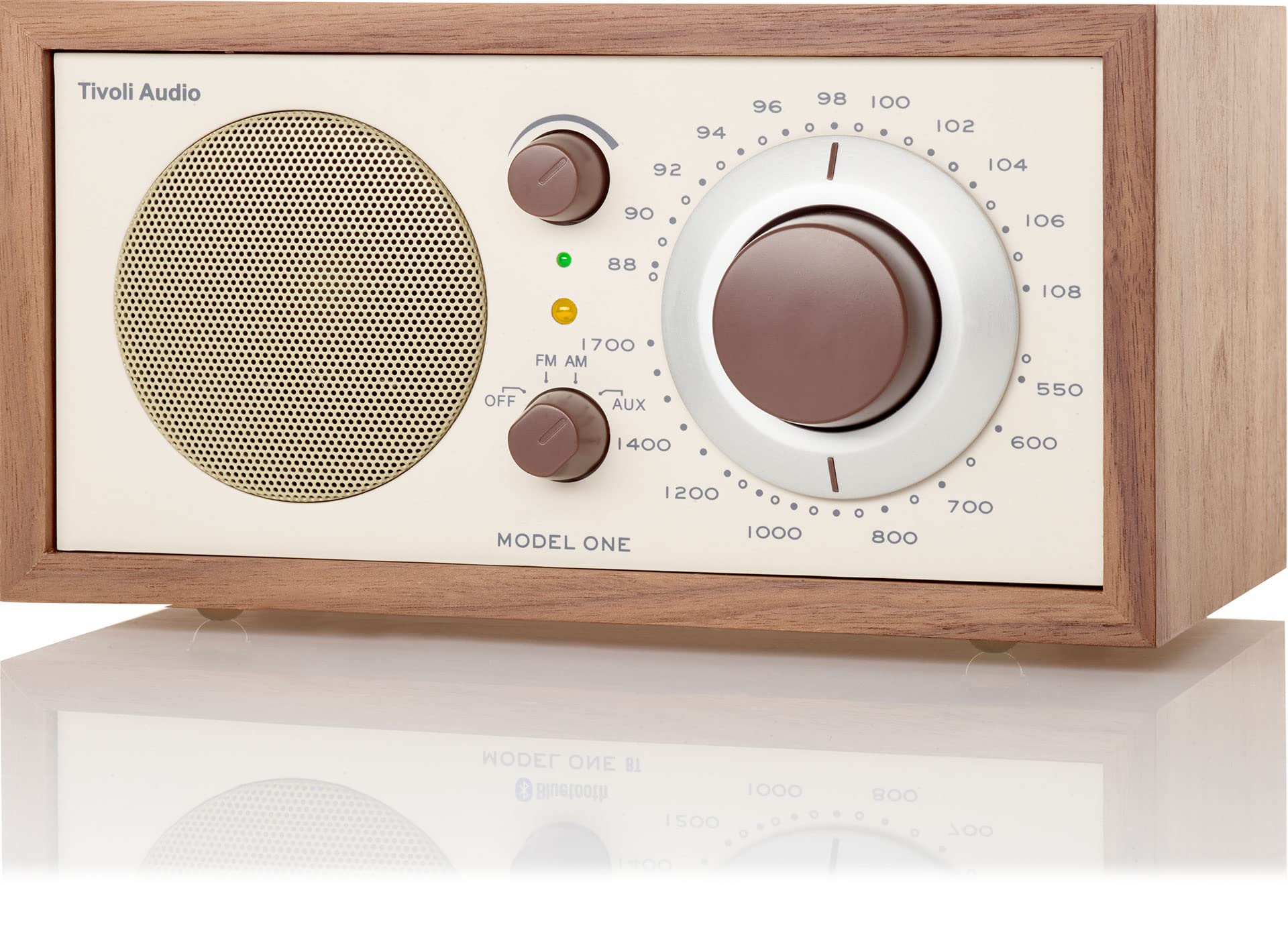 Tivoli Audio Model ONE - Poste Radio Vintage Rétro en Bois - AM / FM sur Secteur - Enceinte Transistor Design Classic pour Cuisine