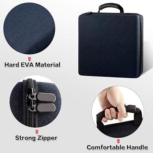 Miniatura 2 de Comecase Caja de almacenamiento organizadora de baterías extra grande, soporte para bolsa de transporte de garaje, soporta hasta 300 baterías AA AAA