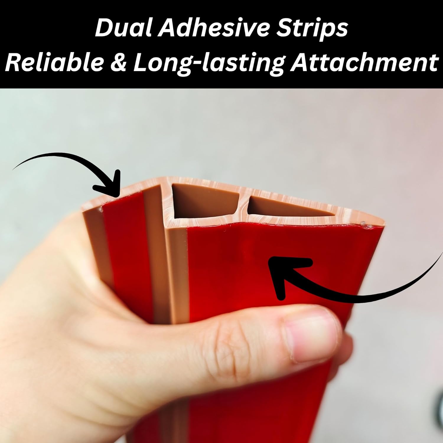 1/2" to 3/5" Height Threshold Ramp - Rubber Threshold, Floor Transition Strip, Wheelchair Ramp, Door Strip, Carpet to Tile Strip (Black, 80 inches)