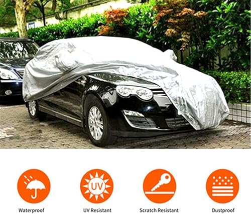 Miniatura 3 de Funda universal resistente para camioneta de repuesto para protección resistente al calor y lluvia UV en exteriores de hasta 230 pulgadas de largo x