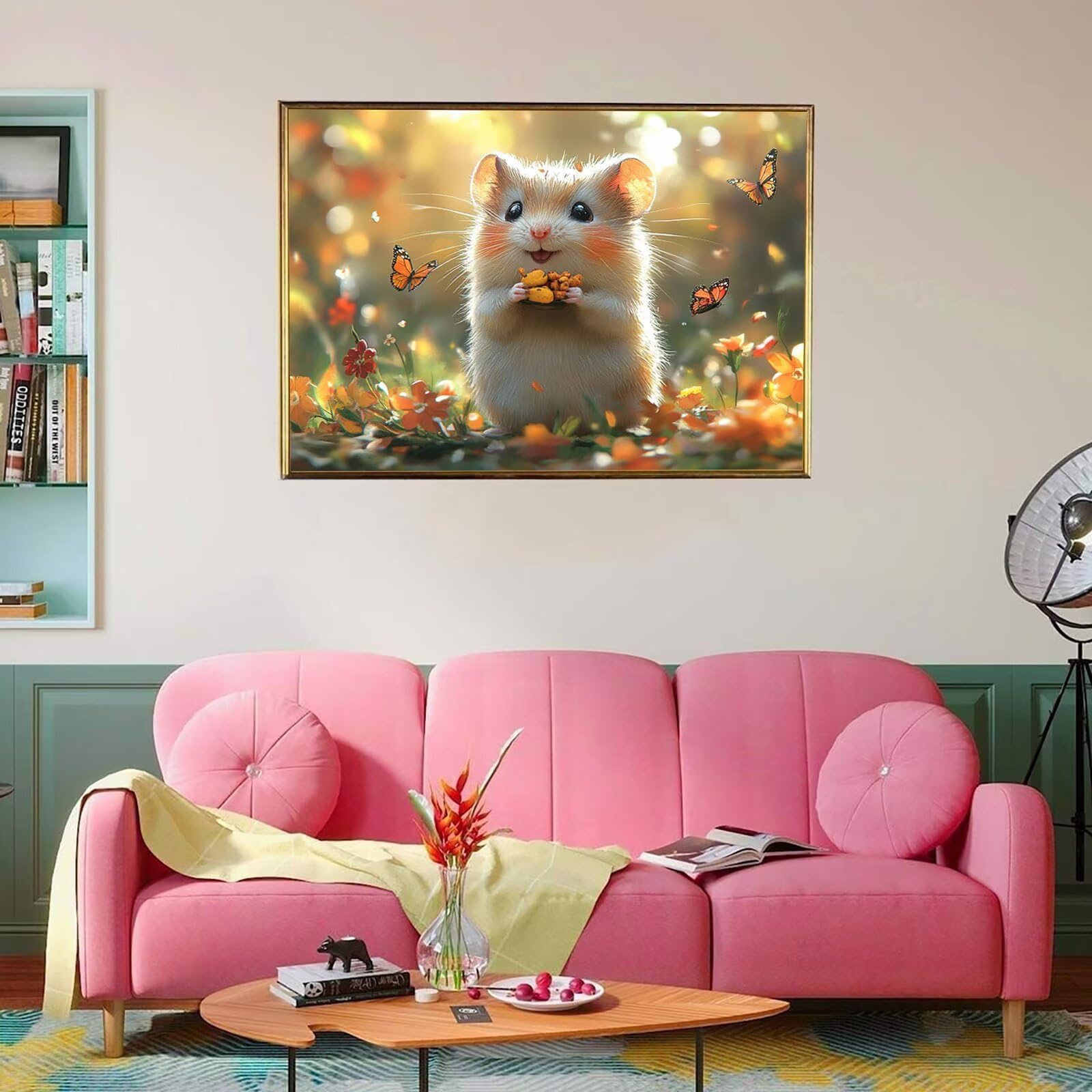 Puzzle 2000 Teile Tier, Holzpuzzle Erwachsene, Klassisches Lernspiel Puzzle Hamster, Groß Impossible Jigsaw Puzzles, Wunderschönes Deko Puzzes und Geschenke, Bastelset Erwachsene 99.5 X 70.5cm 8p-76