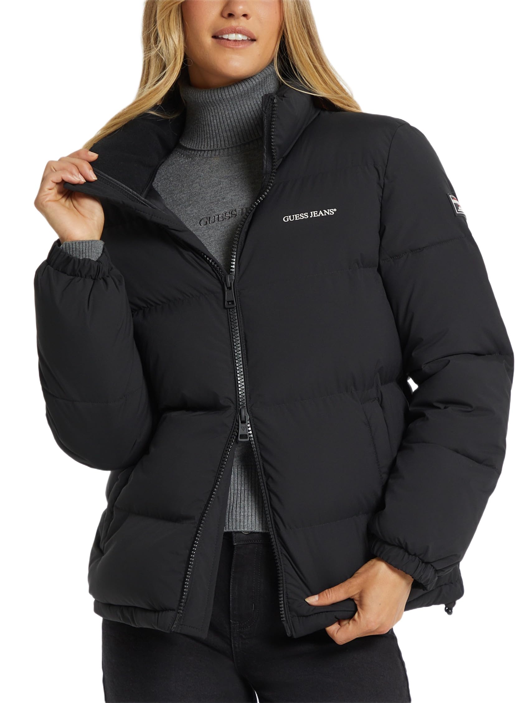 Guess Jeans Giubbotto Donna Nero-image