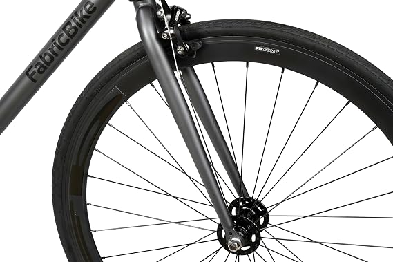 FabricBike Genuine Fixed Gear Bike 28 Fixed Sprocket Wheel Single Speed Bike Hi-Ten Steel Frame 10.45kg (Medium)