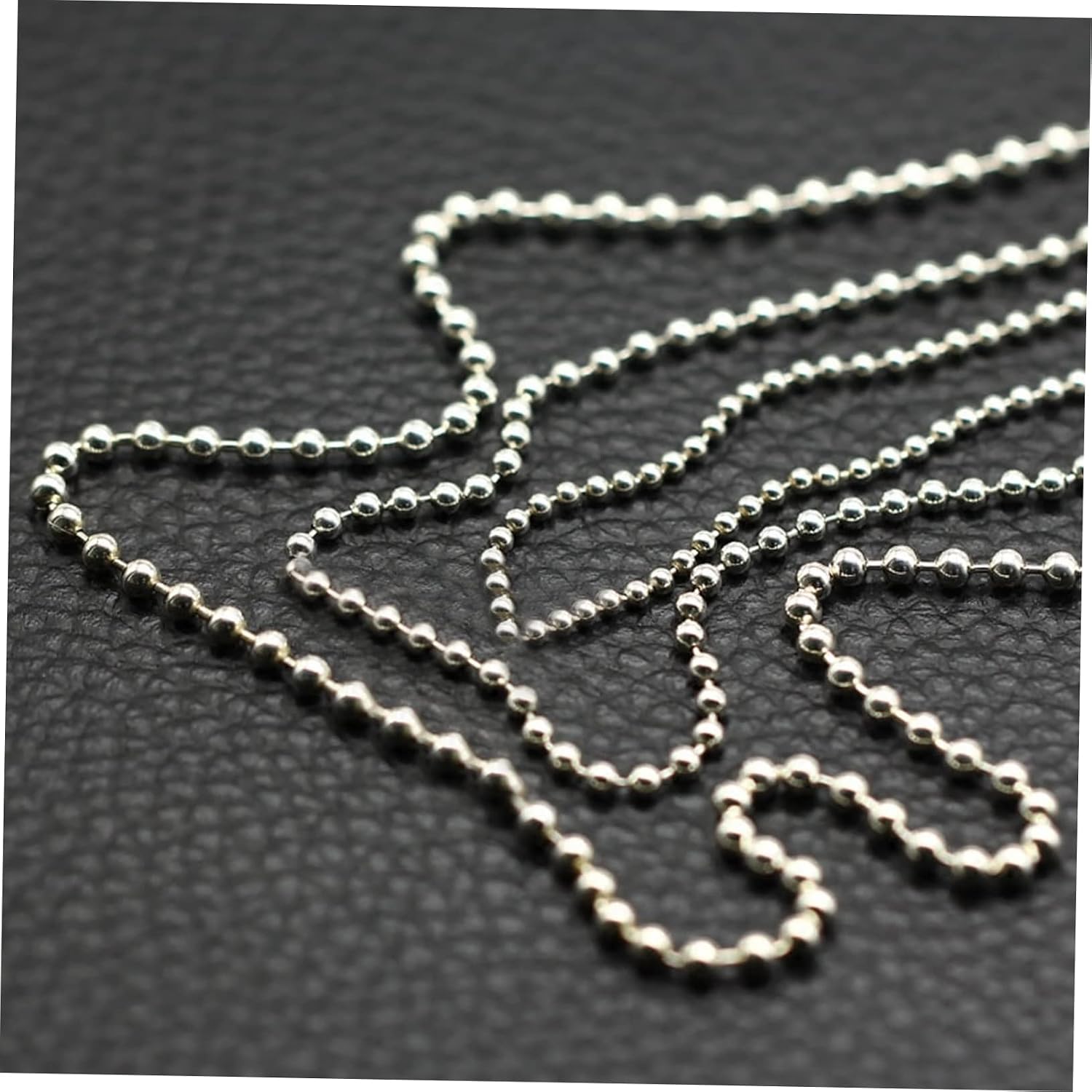 1set Beaded Pull Chain Extension Bead Chain with Connectors for Ceiling Fan Window Blinds and Decorative Use
