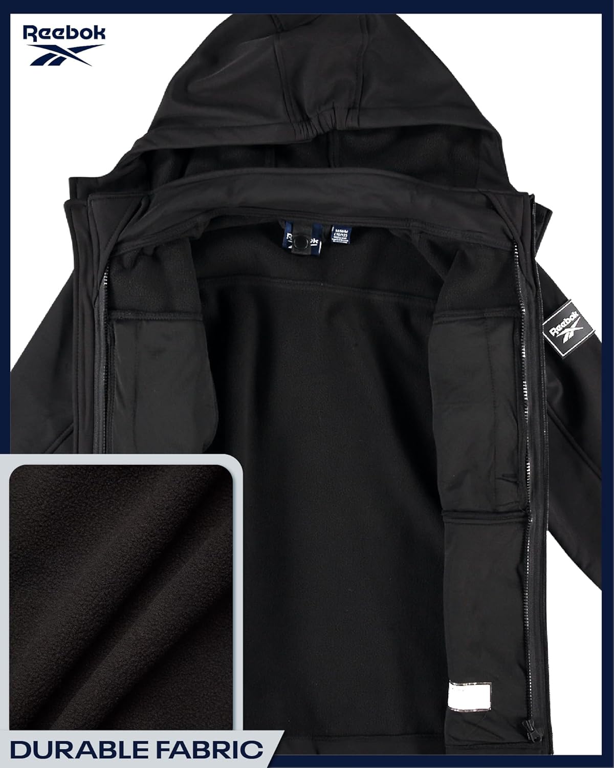 Reebok Boys Winter Jacket - 3 in 1 System Waterproof Softshell Jacket with Puffer Boys Winter Coats for Skiing & Snowboarding - Image 4