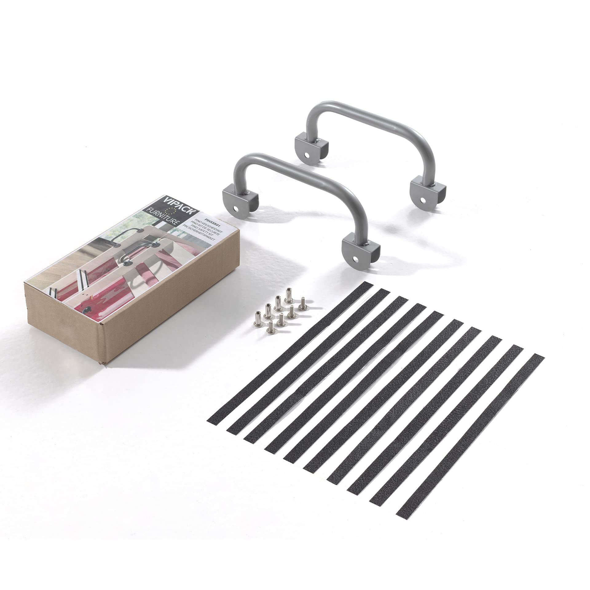 Vipack Kit de sécurité PINO: des poignées et des Bandes antidérapantes pour Une Protection optimale sur l'échelle des Lits PINO