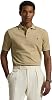 POLO RALPH LAUREN Camisa Polo Clásica con Cuello Ribeteado y Logo Pony de Malla para Hombre (L, CstlBeige) 3