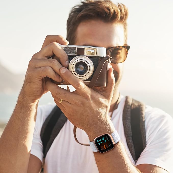 Correa elástica compatible con Fitbit Versa miniatura 7