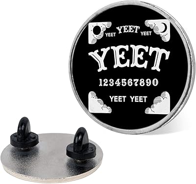 LookHUMAN Oui-yeet-ja Board (Ouija) 1.5 Inch Round Enamel Pin