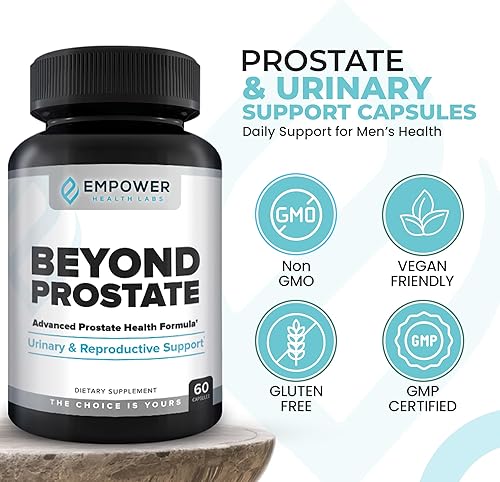 Miniatura 3 de Suplemento Empower Health Beyond Prostate  Apoyo a la salud de la próstata con palma enana americana, zinc, frambuesa roja y ortiga  Complejo de