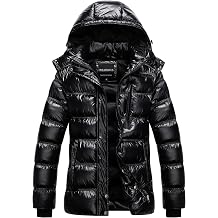 CREATMO US Womens Warm Winter Coat Waterproof Ski Jacket Padded Puffy Overcoat With Detachable Hood