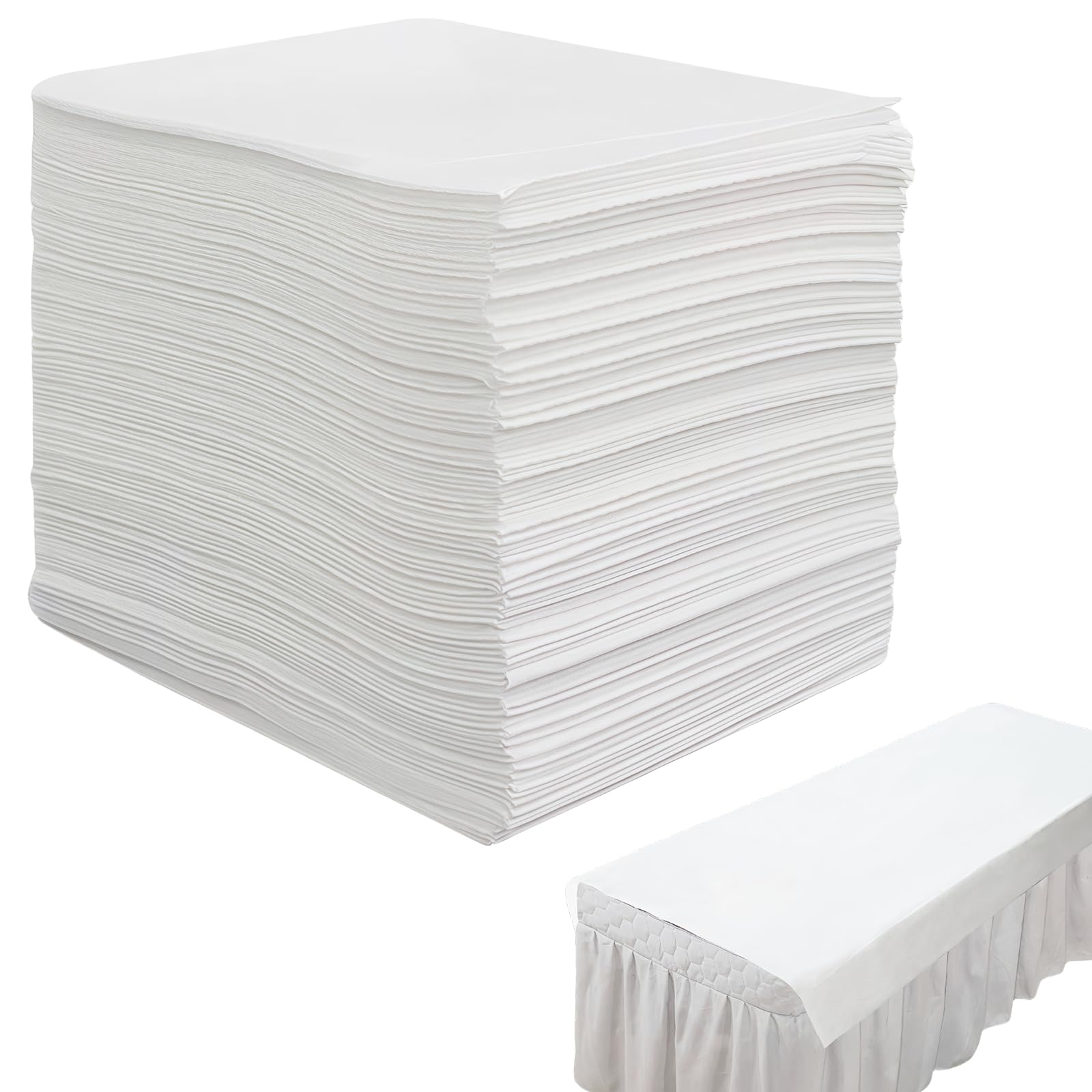 Set di 100 lenzuola usa e getta, 80 x 180 cm, per massaggi, salone di bellezza, spa, massaggi, hotel