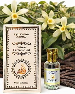 Ayurvedic Aroma Natural Luxury Attar Perfume Oil 10ml | Long Lasting Attar Fragrance | Alcohol Free Roll On Perfume | Prem...