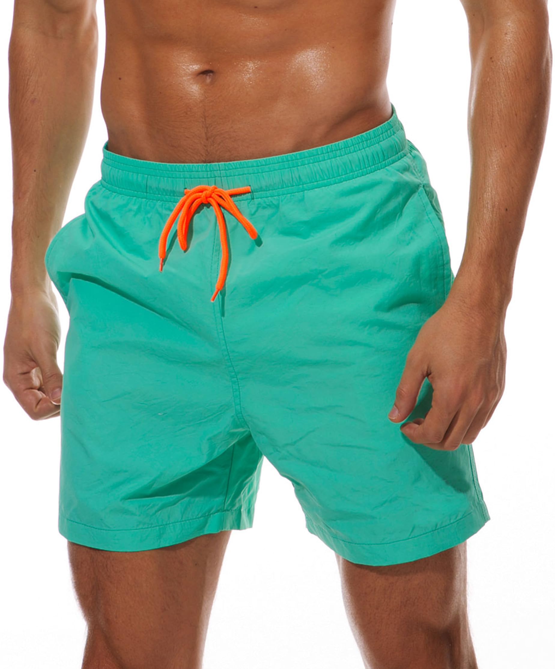 Kfnire Bañador Hombre Secado Rápido Bañadores Hombre Traje de Baño Estilo Básico Bañadores para Hombre