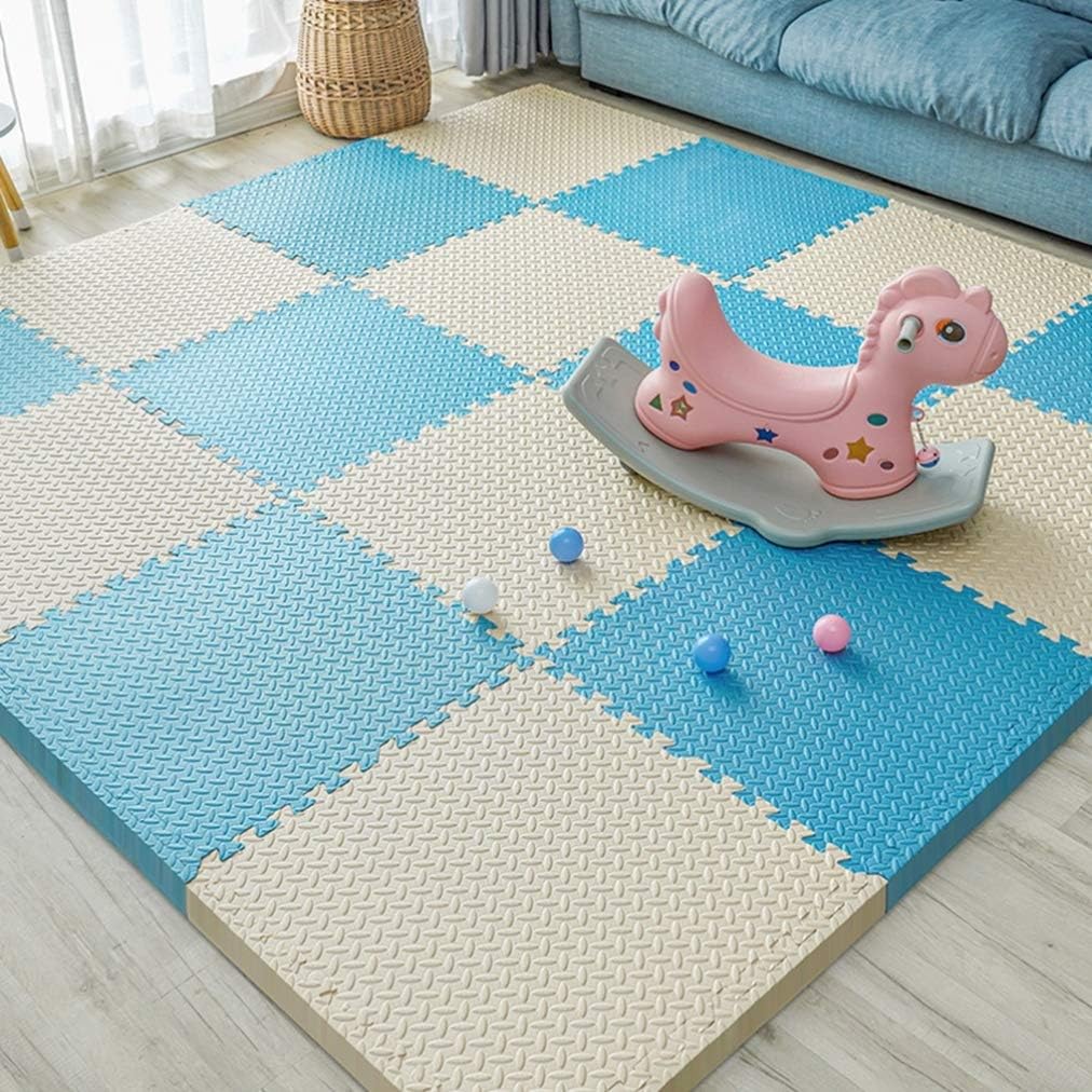 おしゃれ ジョイントマット ラグ マット 60 2 5 4 タイルカーペット パズルマット サイドパーツ付 転倒防止 保温 防音 効果 北欧風 滑り止め 3畳 6畳 4 5畳 洗える キッズ 赤ちゃん カラー 子供部屋 ベビー 新生活