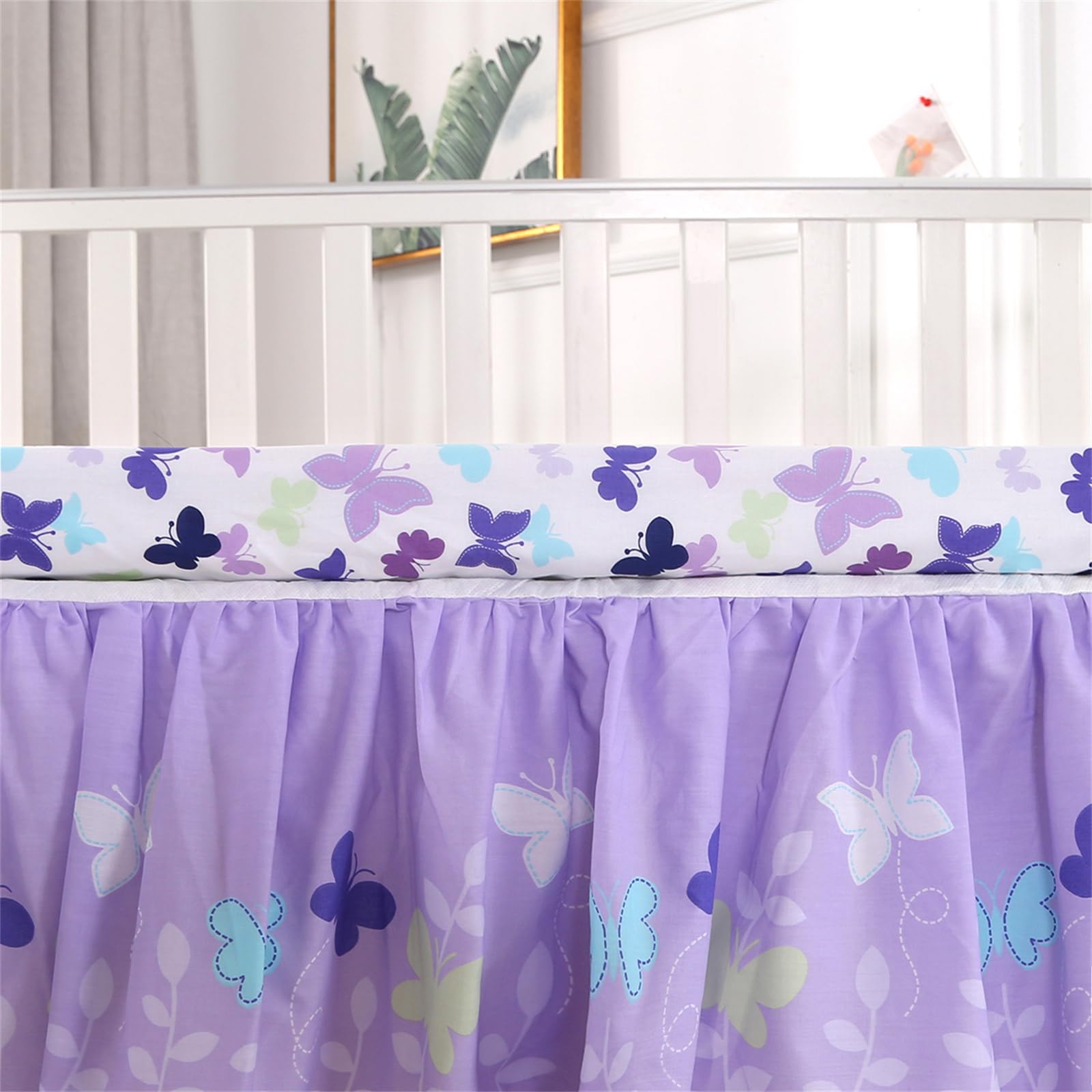 Butterfly Mauve Nursery Bedding Crib Sheets Girl Butterfly Crib