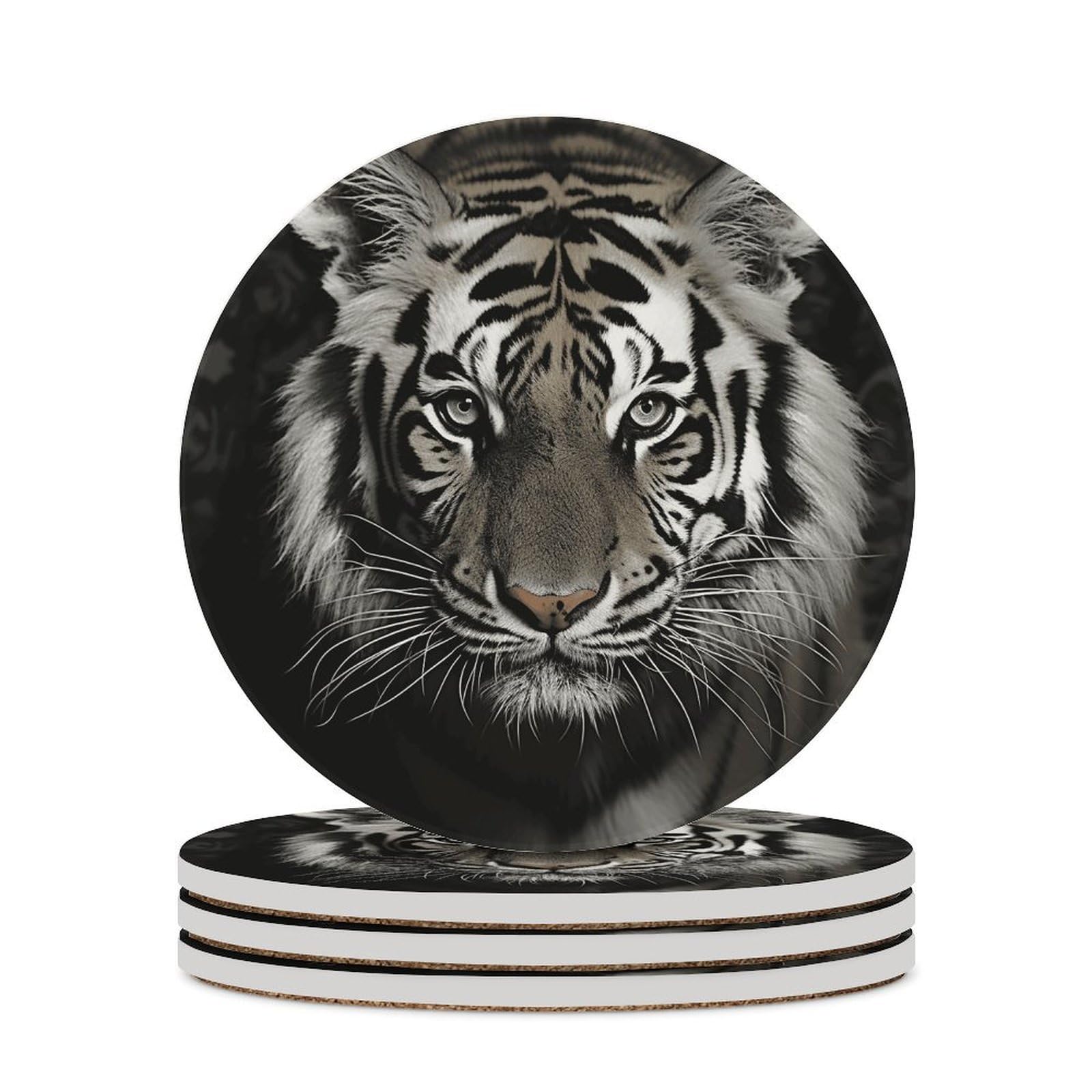 Dessous de verre céramique tigre : fini les taches et rayures de chaleur