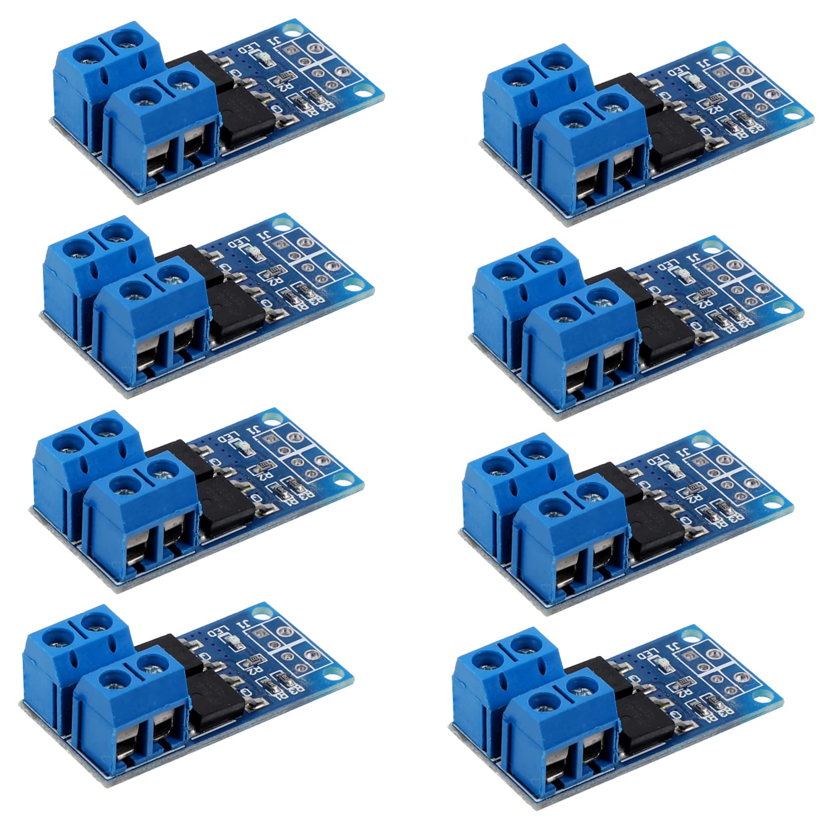 BELLIFFY High-Performance Drive Module Controller 8pcs Mosfet Modules for Motor Speeds and Limiting Control