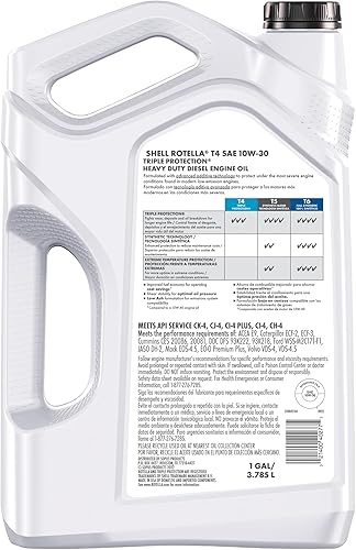 Miniatura 31 de Shell Rotella Aceite de motor T4 Triple Protection 15W-40, 1 cuarto de galón (paquete de 6)
