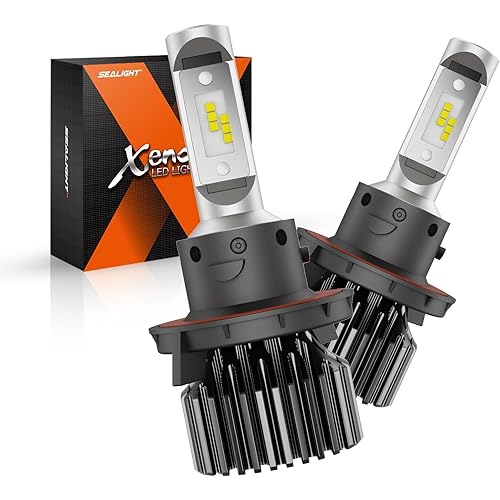 SEALIGHT 9008 Fog Light, H13 Powersports Bulbs, Plug and Play, CANBus Ready, Super Bright, Fog Light, Pack of 2