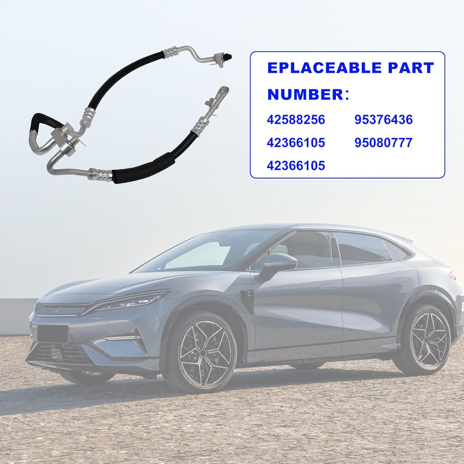 42588256 Air Conditioning Pipe - Replacement for 95376436 42366105 - Compatible with 2015-2020 Chevrolet Trax 1.4L & 2013-2015 Buick Encore 1.4L - AC Compressor and Condenser Hose Assembly