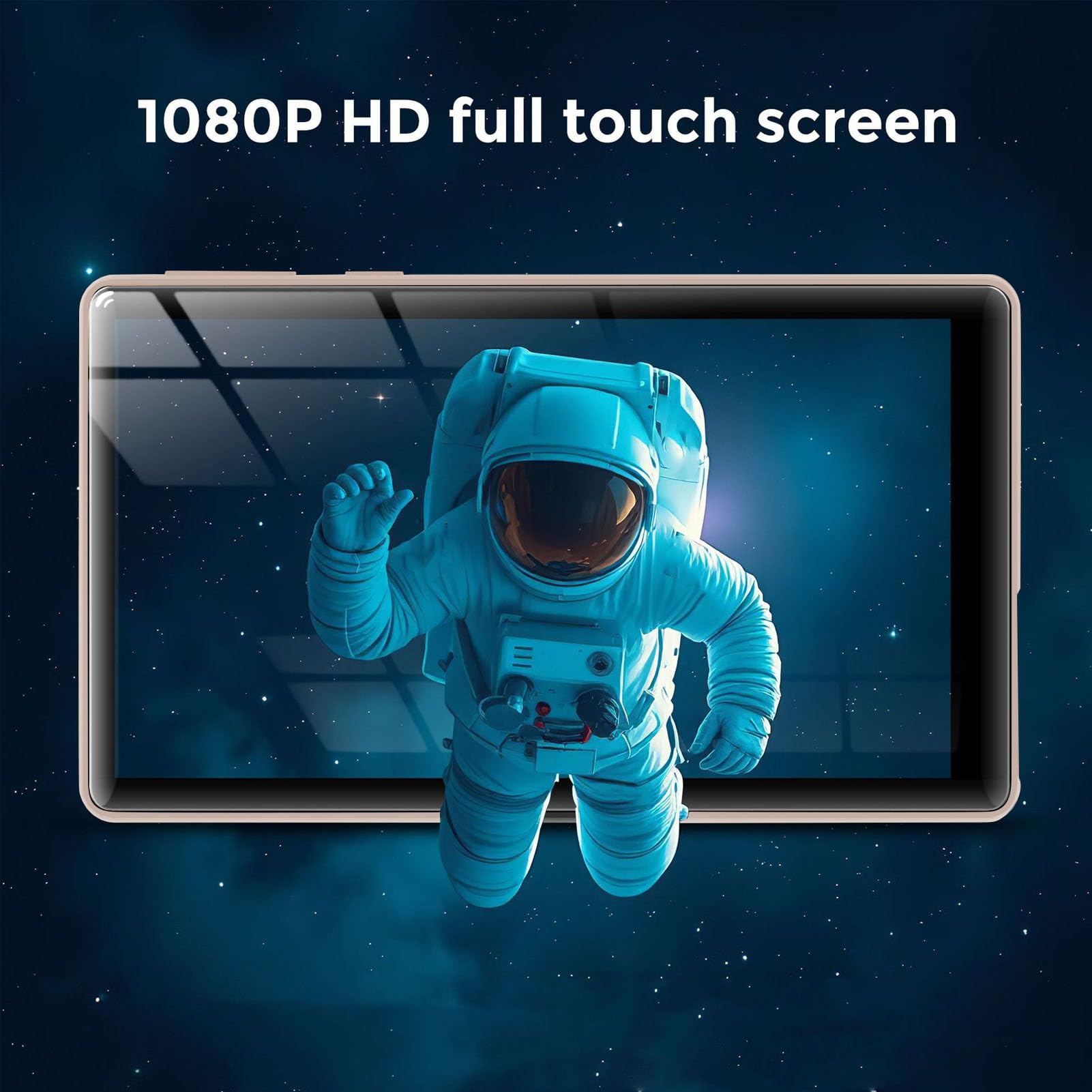 Fockety Reproductor MP3, Pantalla Táctil HD de 5 Pulgadas Android 11 Bluetooth 5.0 192 GB MP4 MP5 WiFi Reproductor de Música con Altavoz, MP4 para Niños Adultos (Gold)