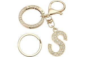 Initial Letter A-Z Keychain for Women