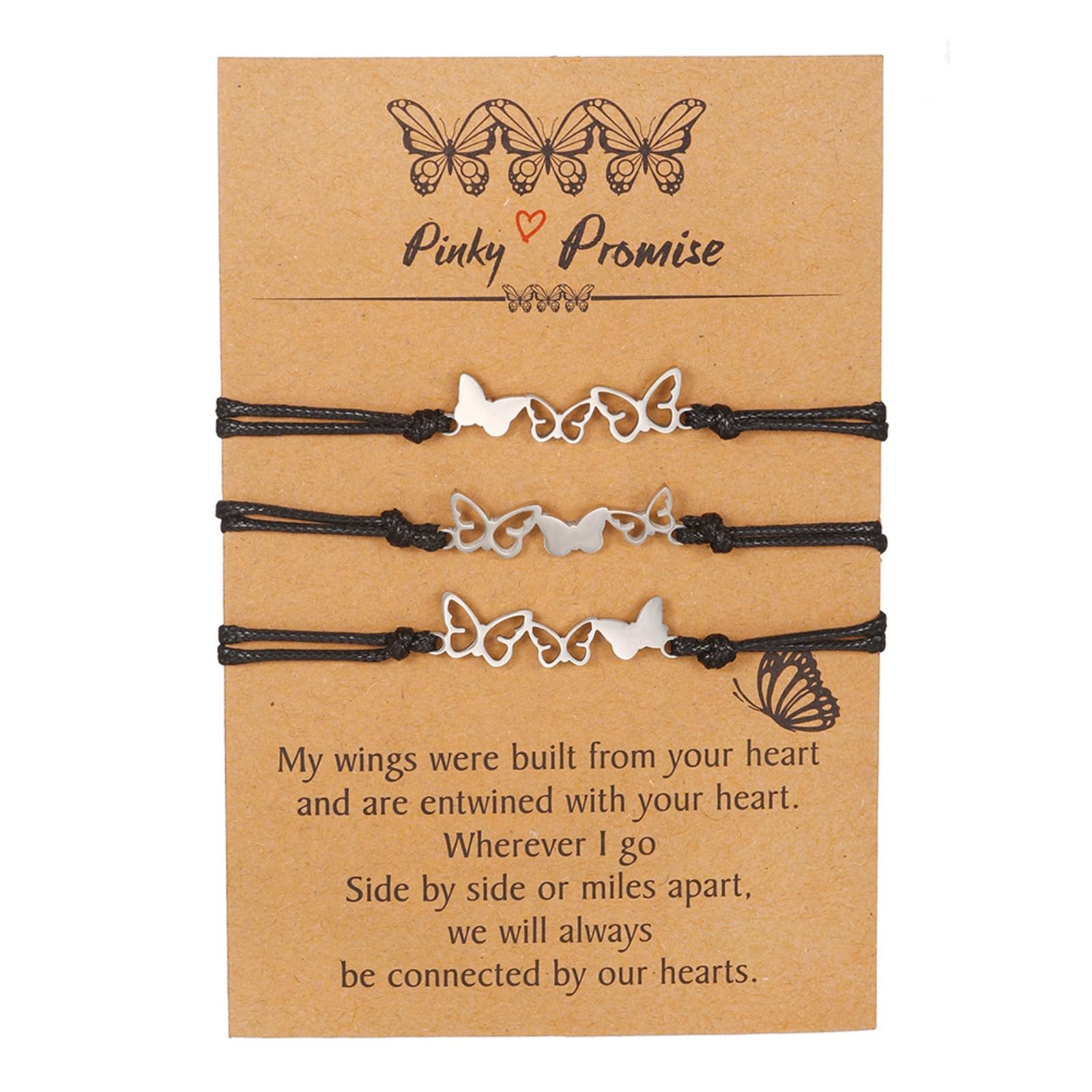 Lot De 12 Bracelets D'amitié Enfants – Pendentif Papillon, Tressé Réglable, Multicolore – Bijou Fille – Cadeau Anniversaire Et Meilleure Amie