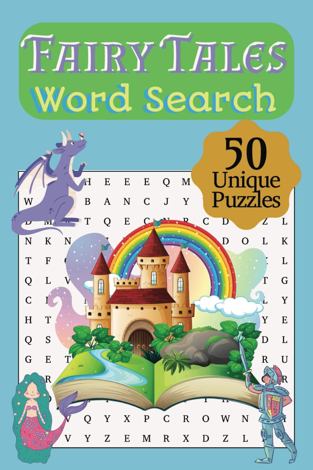 Fairy Tales Word Search: A Fairy Tales Themed Word Find Puzzle for Adults, Seniors, and Teens.