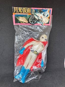 月光仮面ミニソフビ人形　昭和レトロ　特撮ヒーロー Amazon.co.jp: 月光仮面 ソフビ ファミリア フィギュア 昭和