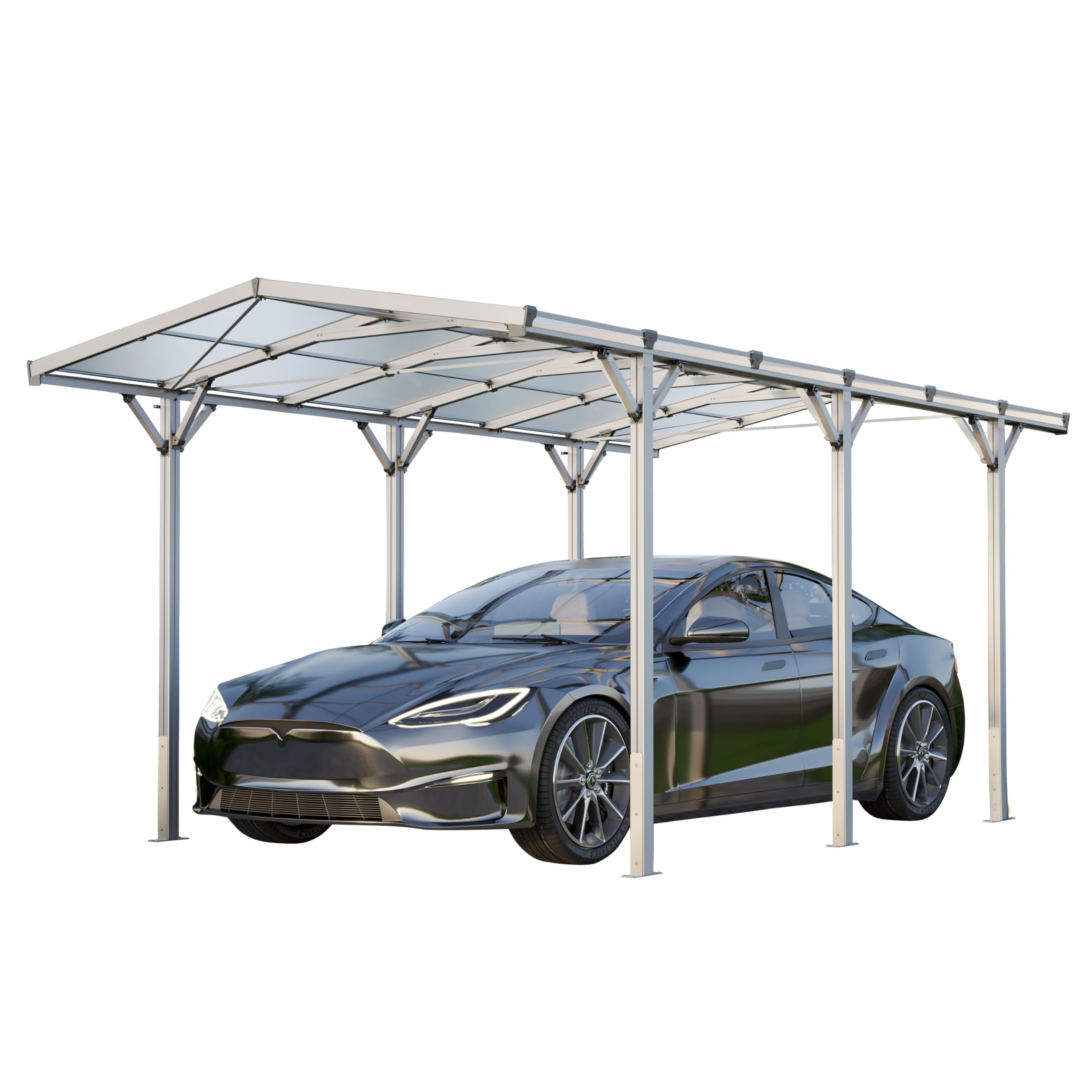GFP Carport Aluminium eloxiert 2,85x5,05 m