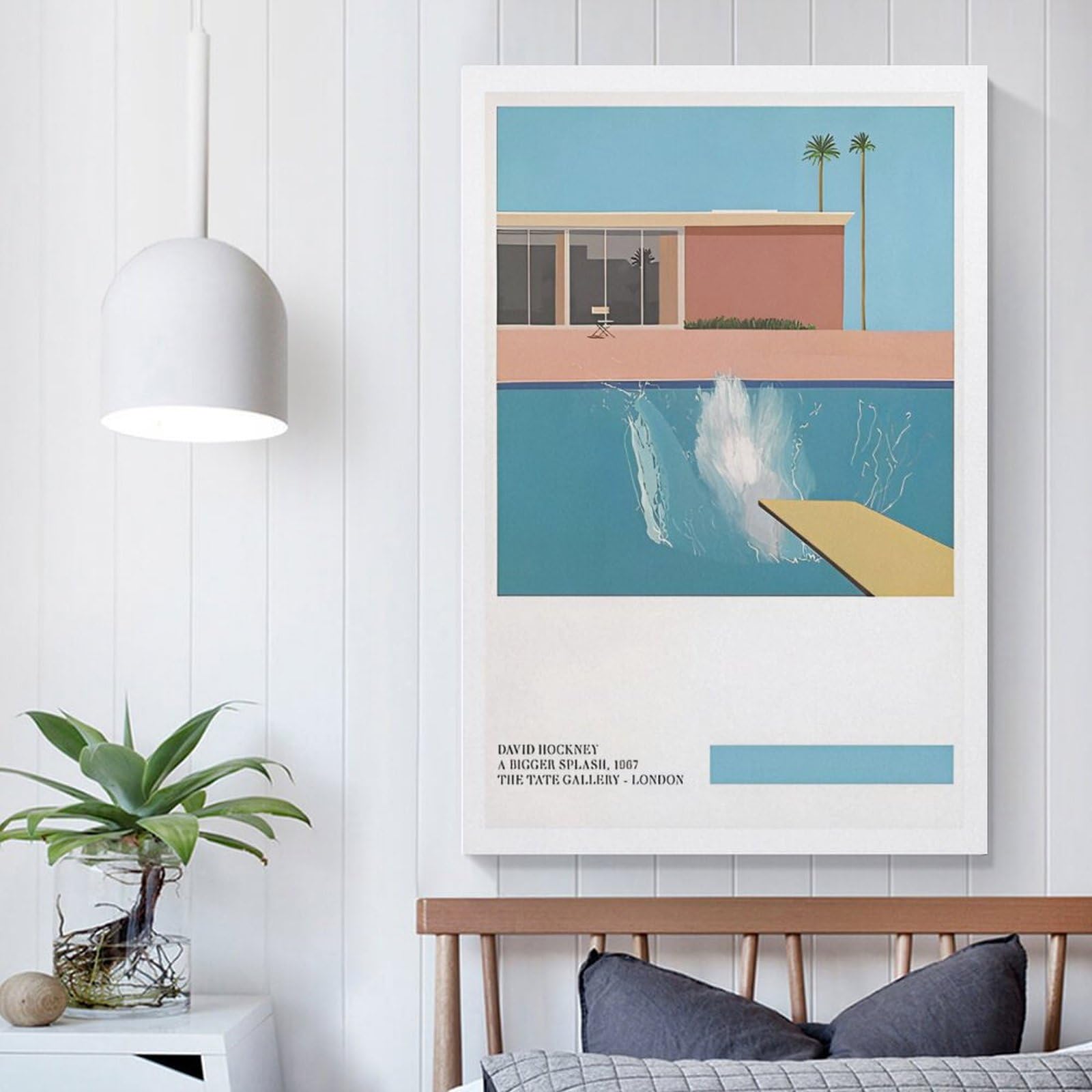 Amazon.co.jp: デヴィッド・ホックニー「A Bigger Splash」装飾