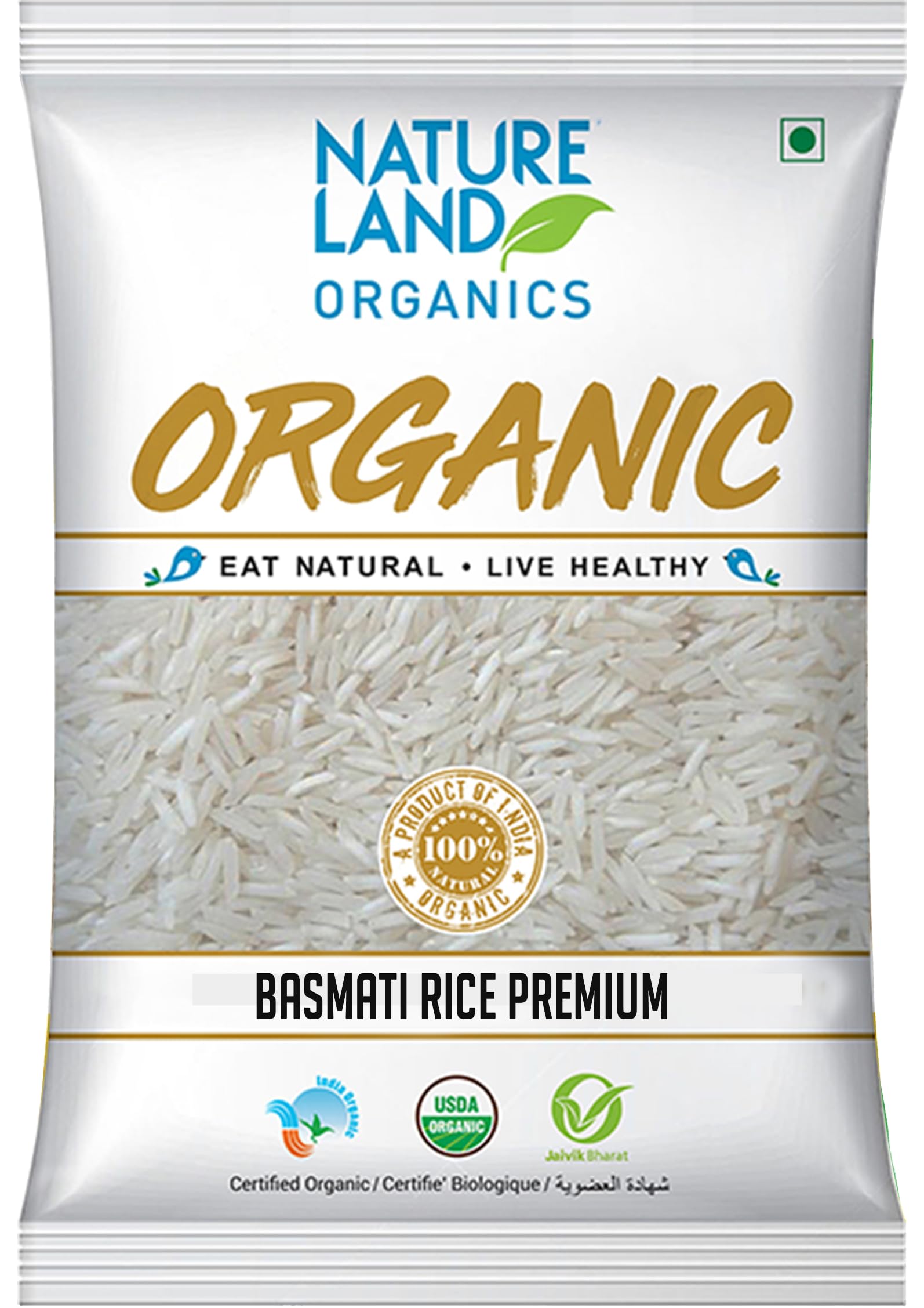 Natureland Organics Basmati Rice Premium 1 Kg - Organic Rice (B07B9WQL5T) Amazon Price History, Amazon Price Tracker