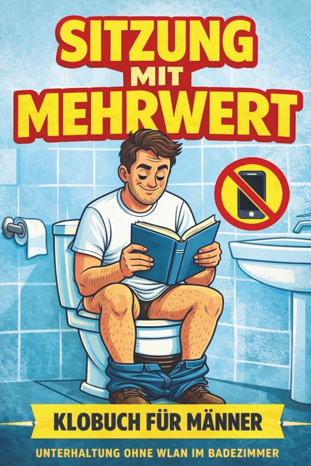 Sitzung mit Mehrwert: Klobuch für Männer – Unterhaltung ohne WLAN im Badezimmer