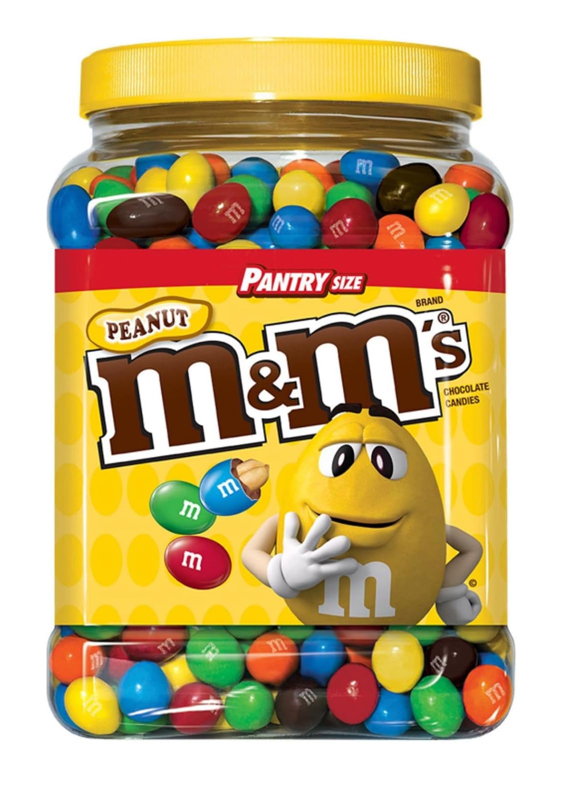 M&M_Peanut Candy 62 oz jar, Full Size