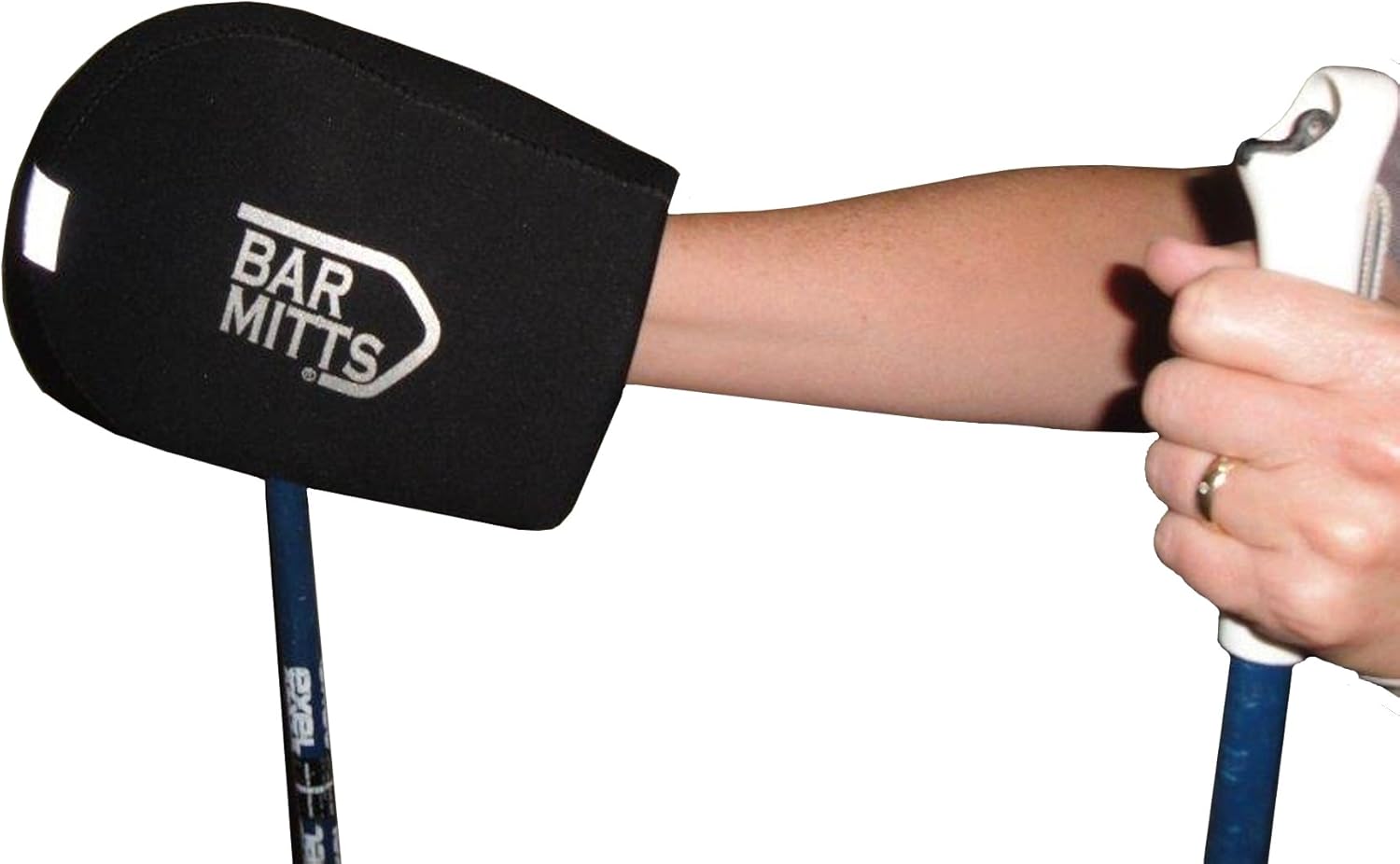 Bar Mitts X-Country/Snowshoe Ski Pole Mitts, Black, One Size