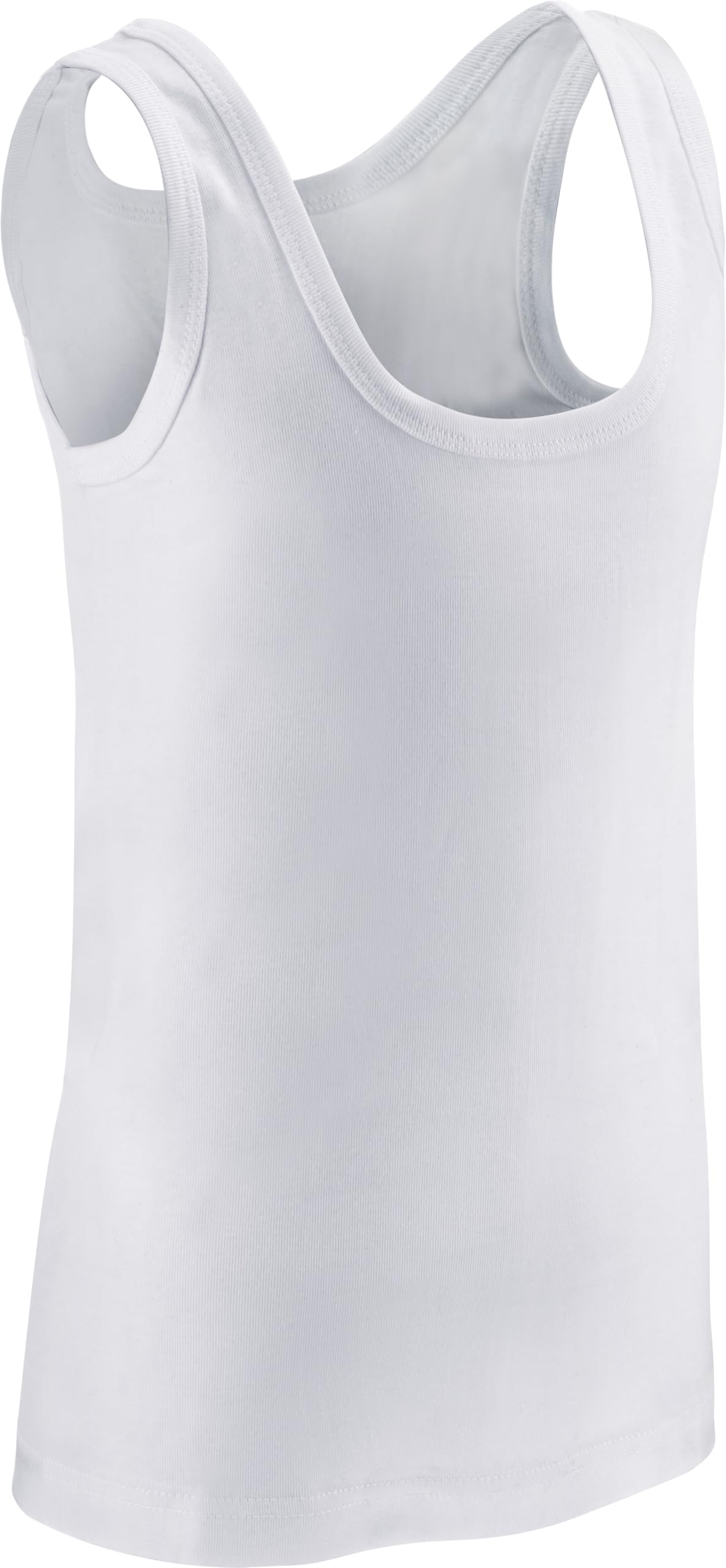 Pack de 3 camisetas interiores para niños, clásicas, acanaladas finas de 100% algodón peinado, para la escuela, deportes, uso diario