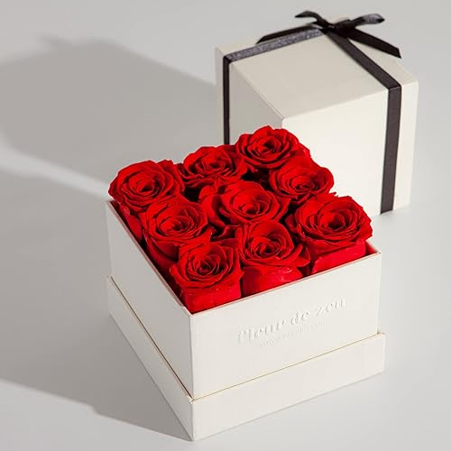 Vista 10 de Eternity Roses Rosas preservadas listas para regalo en una caja para ella Rosas frescas para entrega Prime Daydream