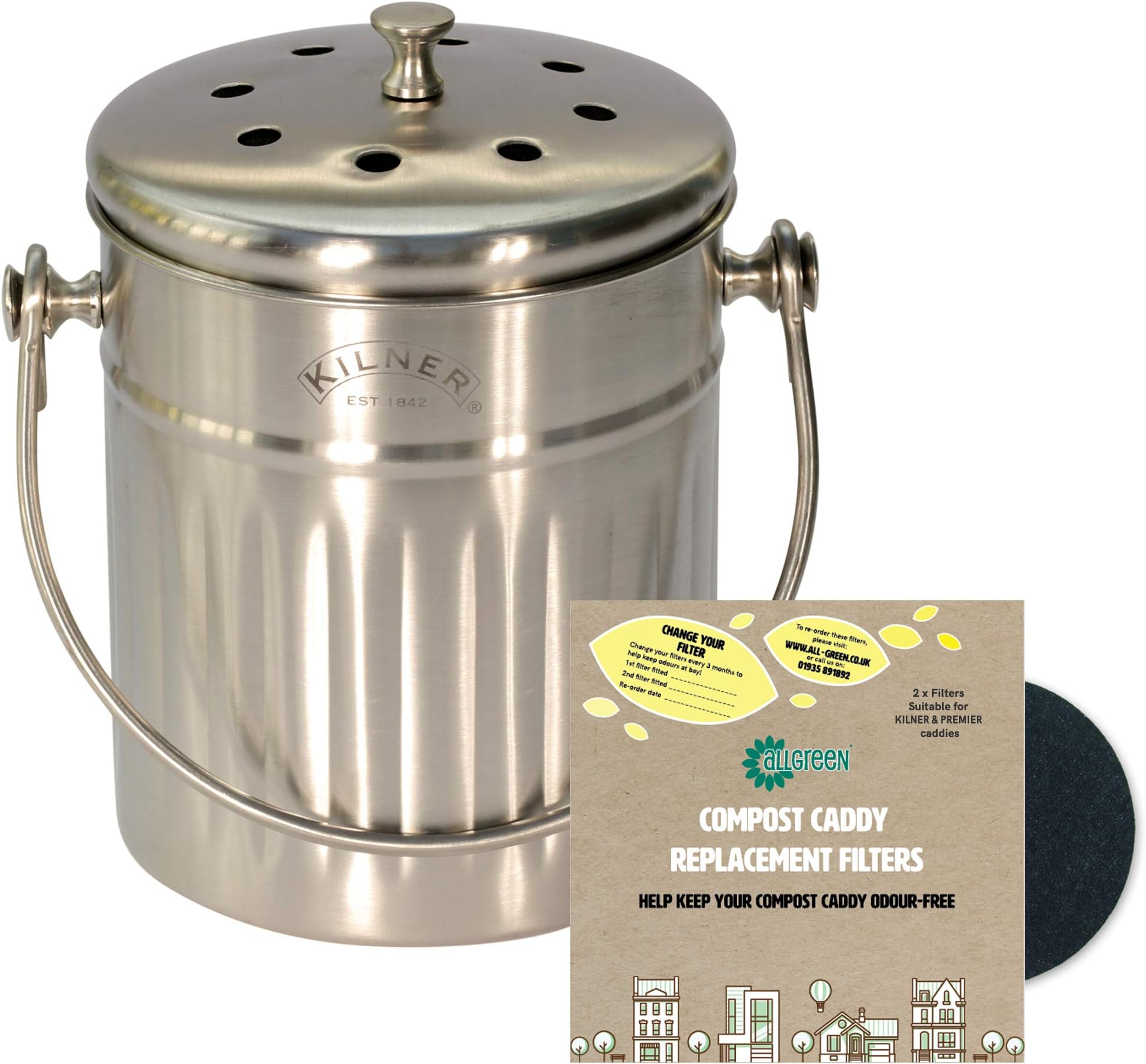 Joseph Joseph Intelligent Waste, Stack 4 Kitchen Food Waste Compost