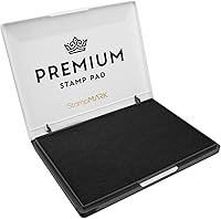 Vista 53 de Almohadilla de sello prémium tamaño mediano 3 x 4 pulgadas – para sellos de goma tradicionales – Almohadilla de fieltro color rosa