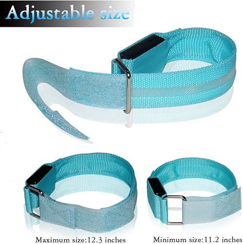 Miniatura 4 de Fashion&cool Banda LED de palmada, pulsera deportiva con luz recargable por USB, pulseras ajustables que brillan en la oscuridad para hombres y