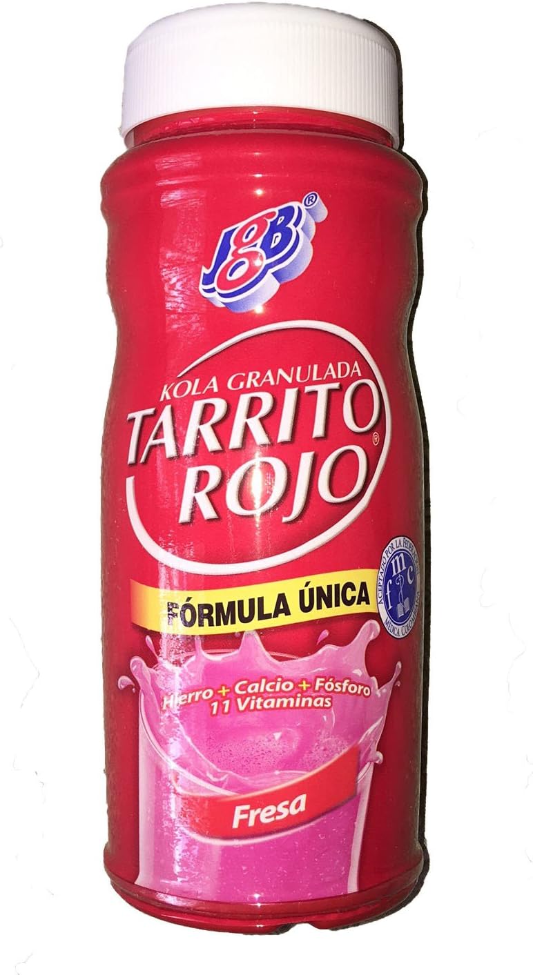 Kola Granulada - Tarrito Rojo - Suplemento Multivitaminico Sabor Fresa.