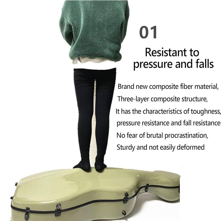 Amazon.co.jp: BINTING ホイール付きチェロケース 4/4 フル