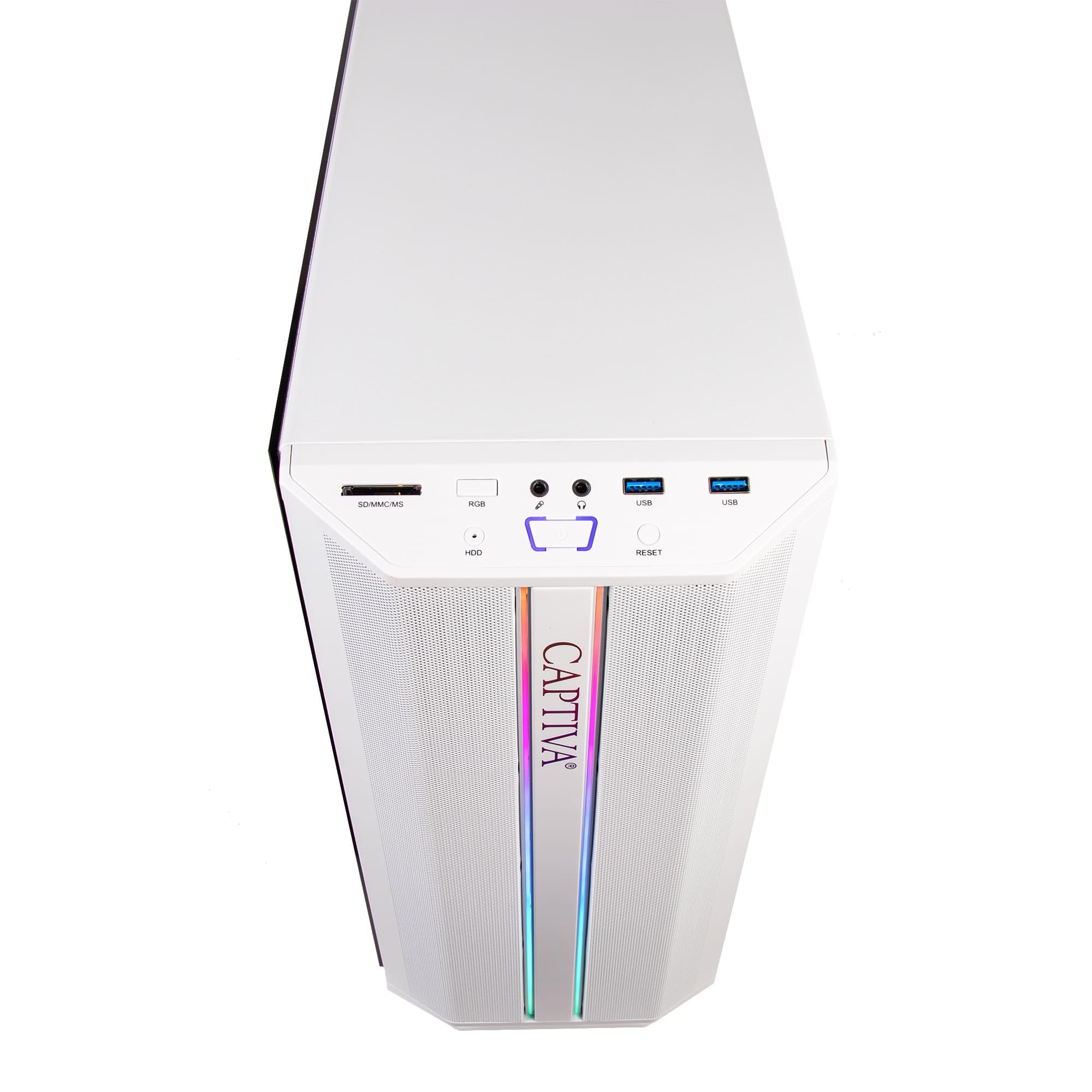 Captiva PC Entry Gaming I10-0616 (i5-14400F/RTX5060 8GB GDDR7/SSD 500GB/4TB/32GB/WLAN/w/o OS) (100616)