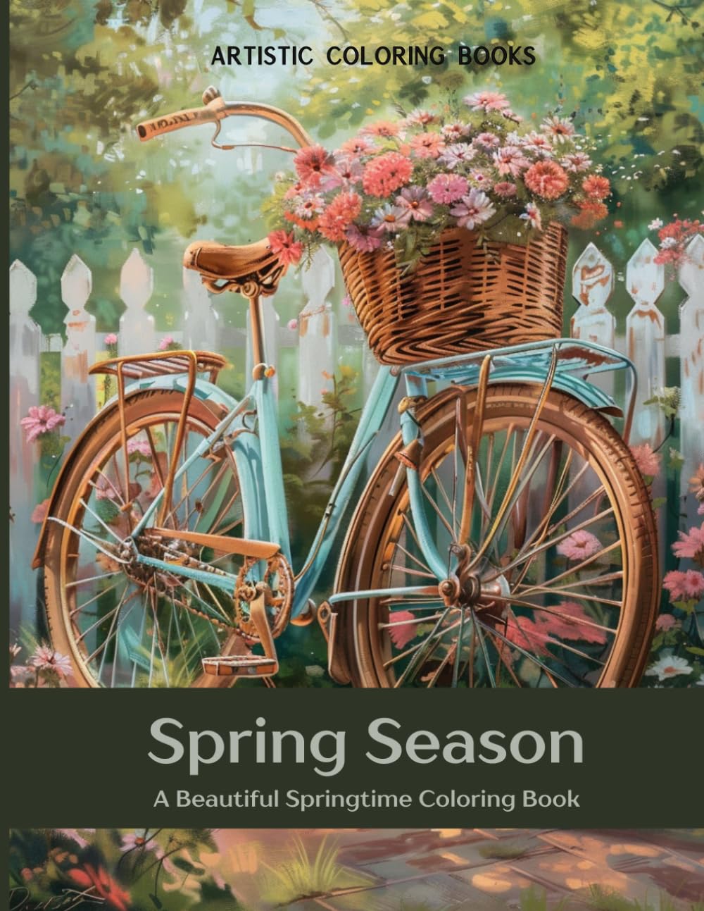 Spring Season: A Beautiful Springtime Coloring Book